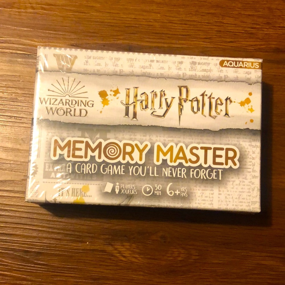 Harry Potter Memory Master Card Game